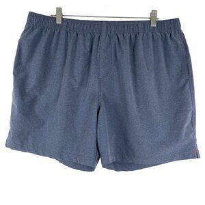 Chubbies Shorts‎ Men's 2XL Blue Drawstring Polyester Blend Flawed SS-1212